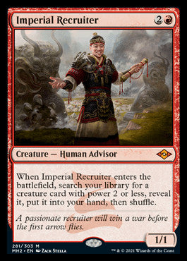 Imperial Recruiter (Foil Etched) [Modern Horizons 2] | Arkham Games and Comics