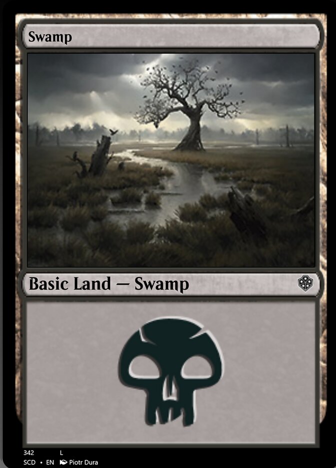 Swamp (342) [Starter Commander Decks] | Arkham Games and Comics