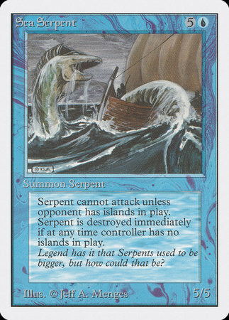 Sea Serpent [Unlimited Edition] | Arkham Games and Comics