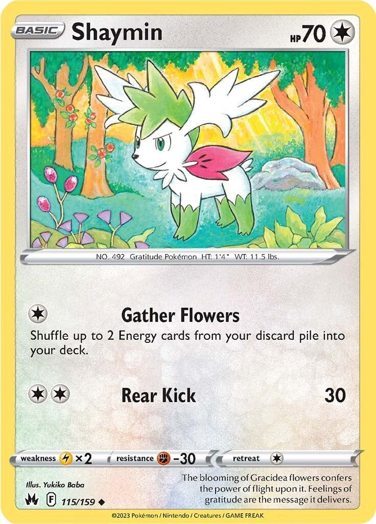 Shaymin (115/159) [Sword & Shield: Crown Zenith] | Arkham Games and Comics