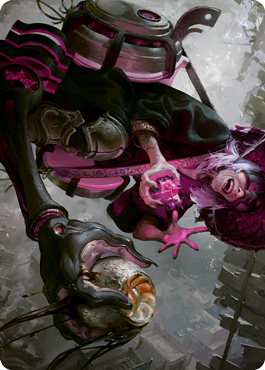 Undercity Scrounger Art Card [Kamigawa: Neon Dynasty Art Series] | Arkham Games and Comics