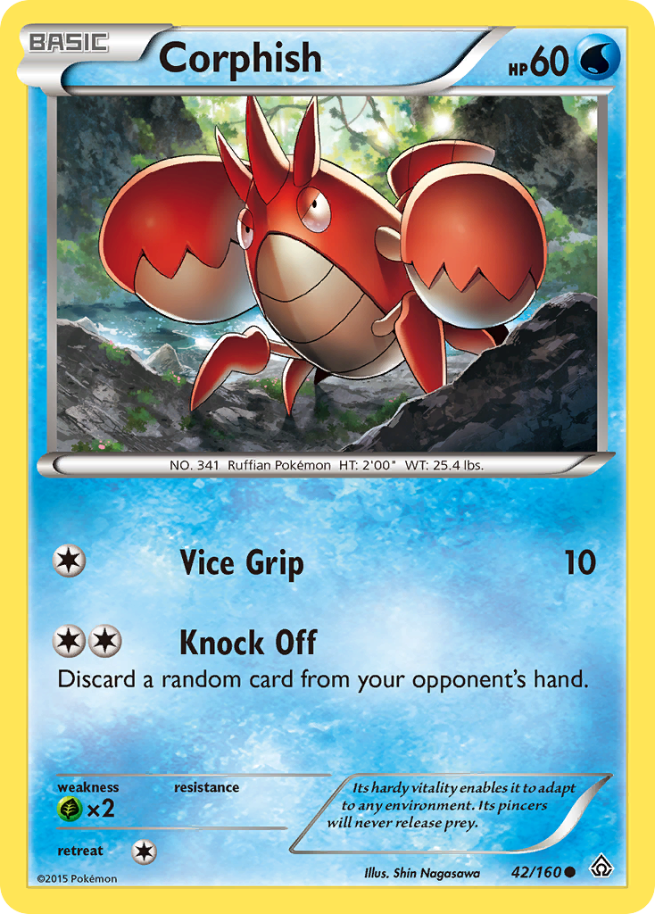 Corphish (42/160) [XY: Primal Clash] | Arkham Games and Comics