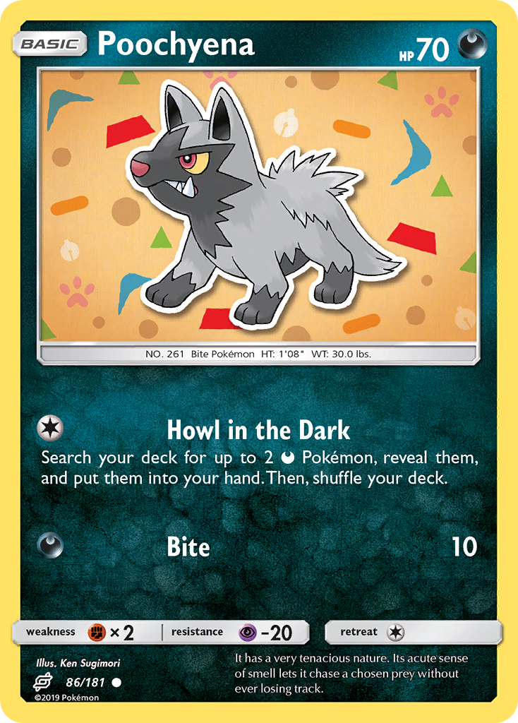 Poochyena (86/181) [Sun & Moon: Team Up] | Arkham Games and Comics