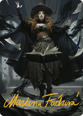 Tasha, the Witch Queen Art Card (41) (Gold-Stamped Signature) [Commander Legends: Battle for Baldur's Gate Art Series] | Arkham Games and Comics