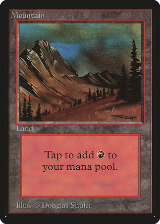 Mountain (C) [Limited Edition Beta] | Arkham Games and Comics