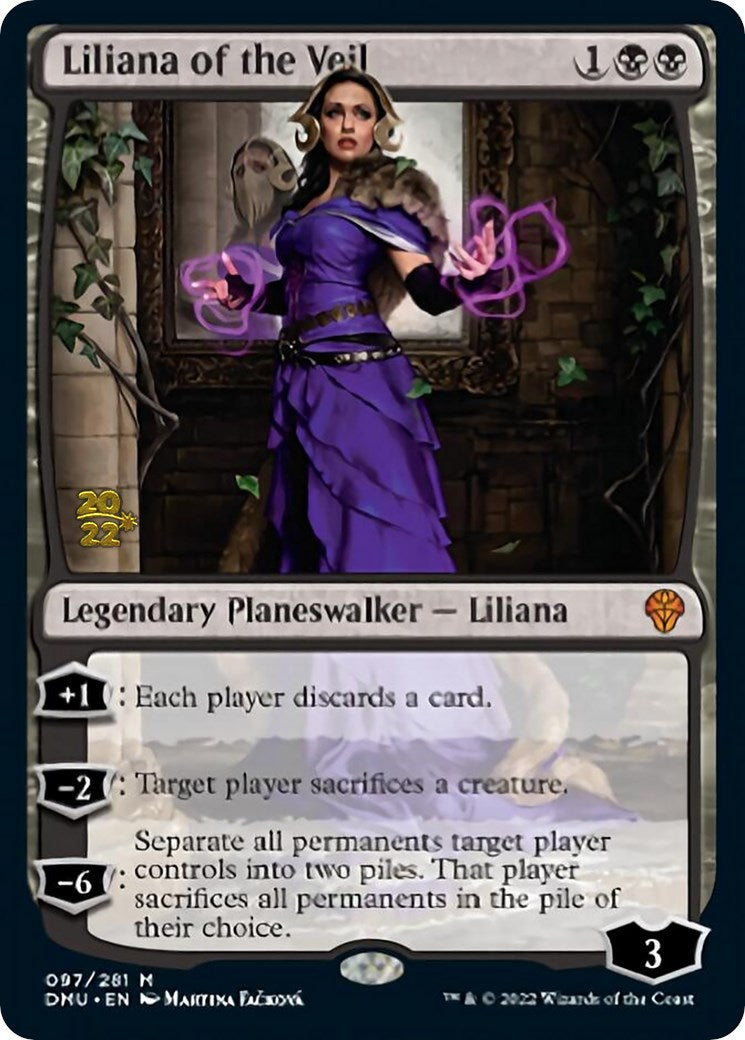 Liliana of the Veil [Dominaria United Prerelease Promos] | Arkham Games and Comics