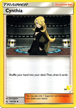 Cynthia (119/156) (Pikachu Stamp #24) [Battle Academy 2020] | Arkham Games and Comics