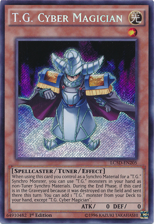 T.G. Cyber Magician [LC5D-EN205] Secret Rare | Arkham Games and Comics