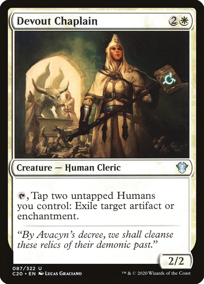 Devout Chaplain [Commander 2020] | Arkham Games and Comics