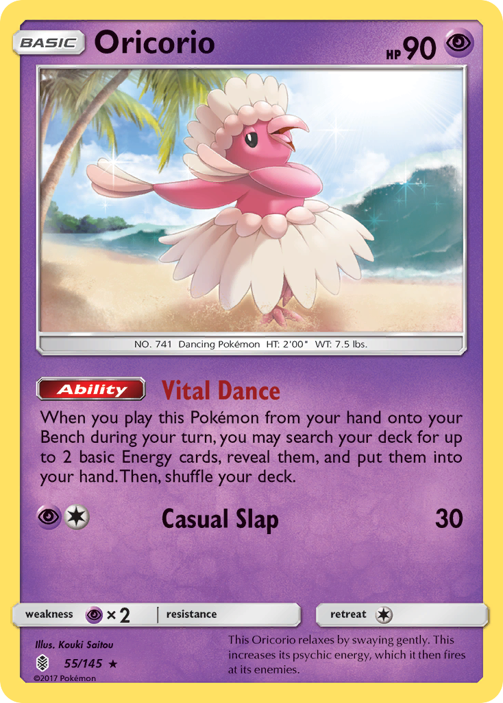 Oricorio (55/145) [Sun & Moon: Guardians Rising] | Arkham Games and Comics