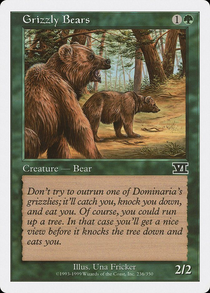 Grizzly Bears [Classic Sixth Edition] | Arkham Games and Comics