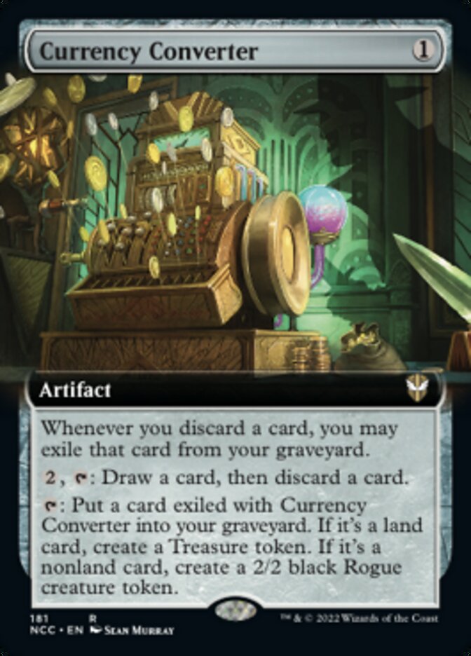 Currency Converter (Extended Art) [Streets of New Capenna Commander] | Arkham Games and Comics