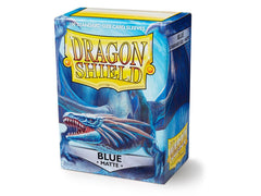 Dragon Shield Matte Sleeve -  Blue ‘Dennaesor’ 100ct | Arkham Games and Comics