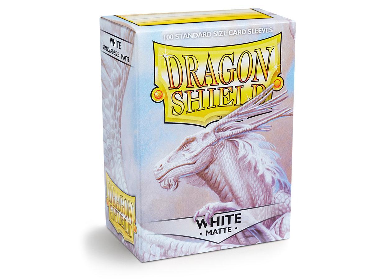 Dragon Shield Matte Sleeve - White ‘Bounteous’ 100ct | Arkham Games and Comics