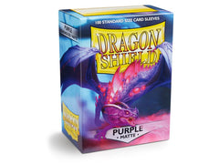 Dragon Shield Matte Sleeve - Purple ‘Miasma’ 100ct | Arkham Games and Comics