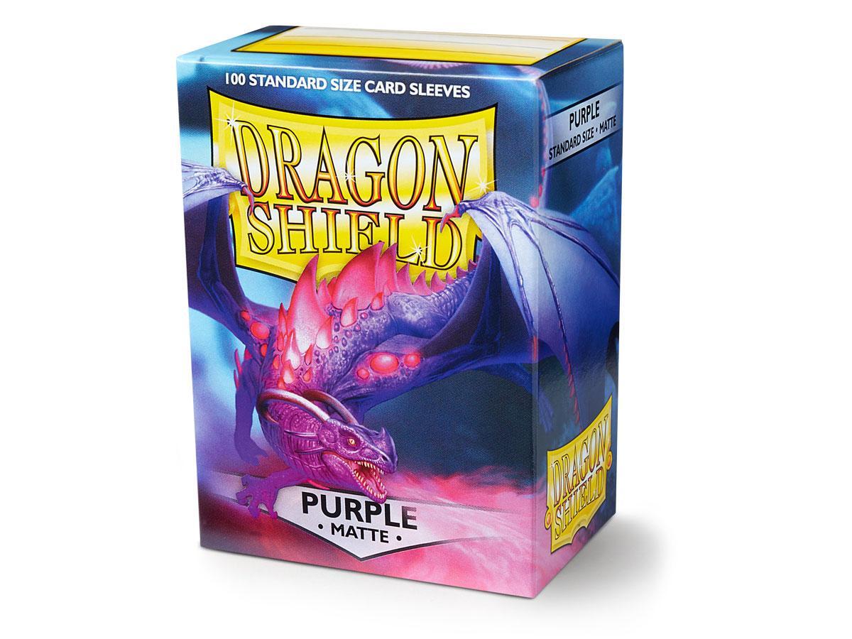 Dragon Shield Matte Sleeve - Purple ‘Miasma’ 100ct | Arkham Games and Comics
