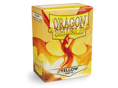 Dragon Shield Matte Sleeve - Yellow ‘Elichaphaz’ 100ct | Arkham Games and Comics