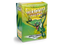 Dragon Shield Matte Sleeve -Apple Green ‘Eliban’ 100ct | Arkham Games and Comics