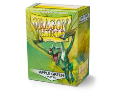Dragon Shield Matte Sleeve -Apple Green ‘Eliban’ 100ct | Arkham Games and Comics