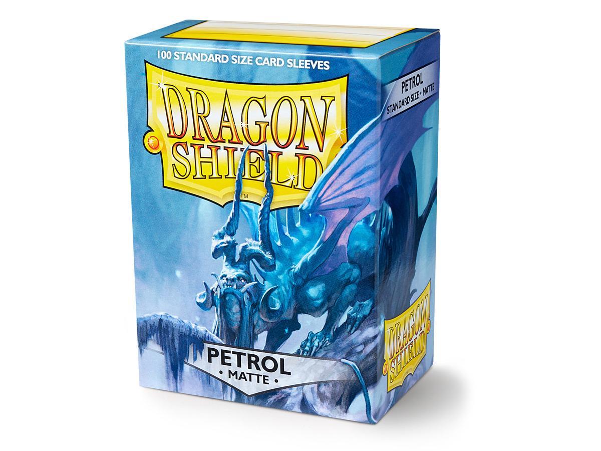 Dragon Shield Matte Sleeve - Petrol ‘Abigan’ 100ct | Arkham Games and Comics