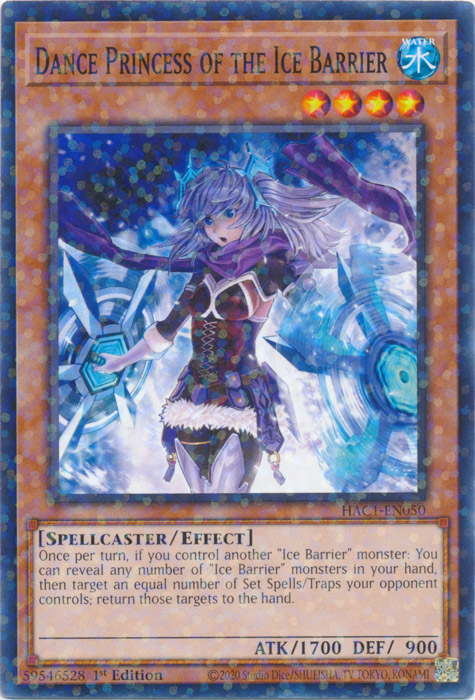 Dance Princess of the Ice Barrier (Duel Terminal) [HAC1-EN050] Common | Arkham Games and Comics