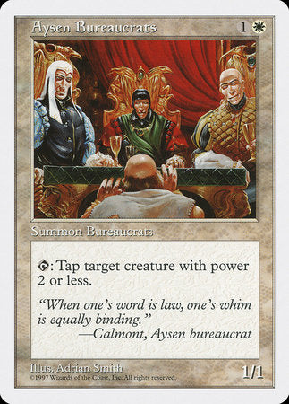 Aysen Bureaucrats [Fifth Edition] | Arkham Games and Comics