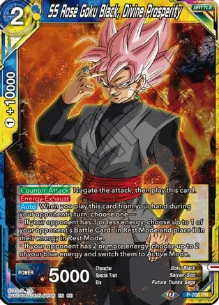 SS Rose Goku Black, Divine Prosperity [P-206] | Arkham Games and Comics