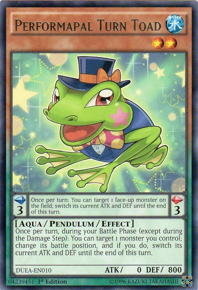 Performapal Turn Toad [DUEA-EN010] Rare | Arkham Games and Comics