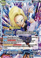 Android 18 // Android 18, Impenetrable Rushdown (BT20-023) [Power Absorbed Prerelease Promos] | Arkham Games and Comics