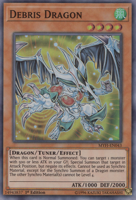 Debris Dragon [MYFI-EN043] Super Rare | Arkham Games and Comics