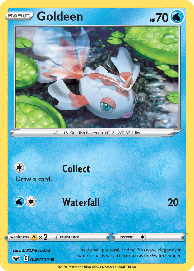 Goldeen (046/202) [Sword & Shield: Base Set] | Arkham Games and Comics