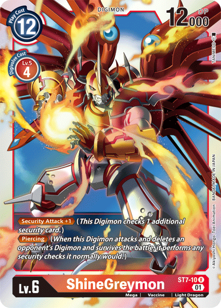 ShineGreymon [ST7-10] [Starter Deck: Gallantmon] | Arkham Games and Comics