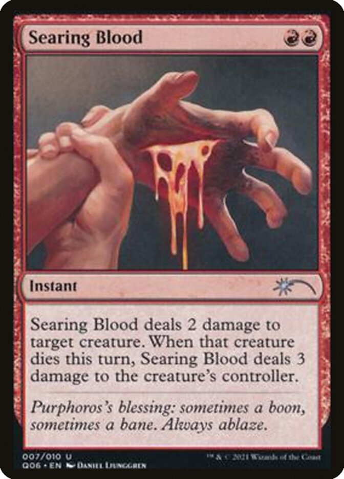 Searing Blood [Pioneer Challenger Decks 2021] | Arkham Games and Comics