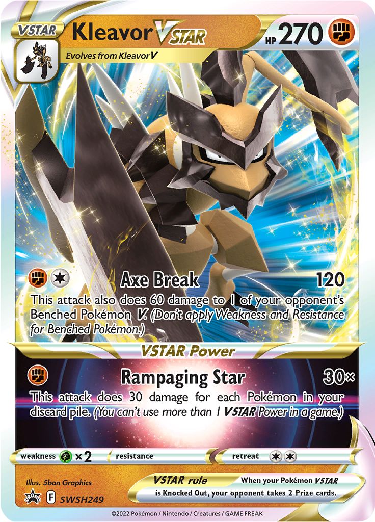 Kleavor VSTAR (SWSH249) (Jumbo Card) [Sword & Shield: Black Star Promos] | Arkham Games and Comics