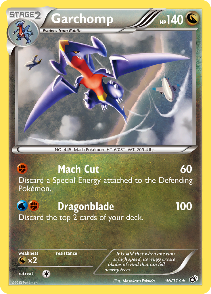 Garchomp (96/113) [Black & White: Legendary Treasures] | Arkham Games and Comics