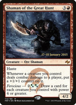 Shaman of the Great Hunt [Fate Reforged Promos] | Arkham Games and Comics