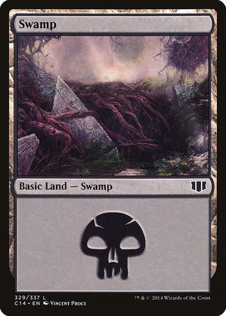 Swamp (329) [Commander 2014] | Arkham Games and Comics