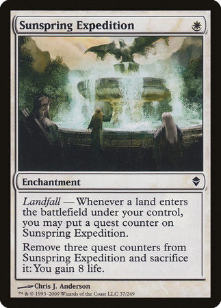 Sunspring Expedition [Zendikar] | Arkham Games and Comics