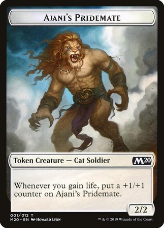 Ajani's Pridemate Token [Core Set 2020 Tokens] | Arkham Games and Comics