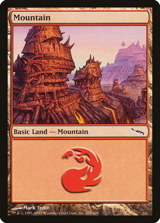 Mountain (299) [Mirrodin] | Arkham Games and Comics