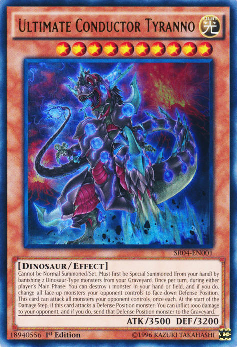 Ultimate Conductor Tyranno [SR04-EN001] Ultra Rare | Arkham Games and Comics