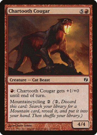 Chartooth Cougar [Duel Decks: Venser vs. Koth] | Arkham Games and Comics