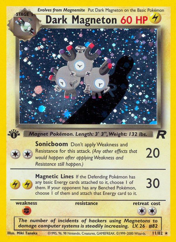 Dark Magneton (11/82) [Team Rocket 1st Edition] | Arkham Games and Comics