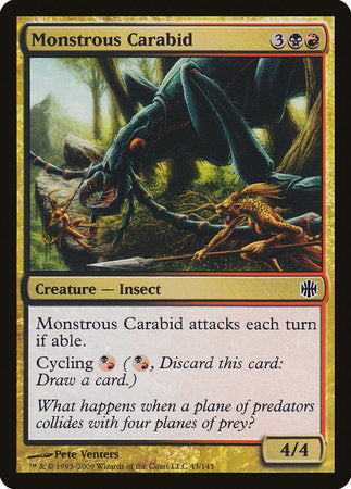 Monstrous Carabid [Alara Reborn] | Arkham Games and Comics