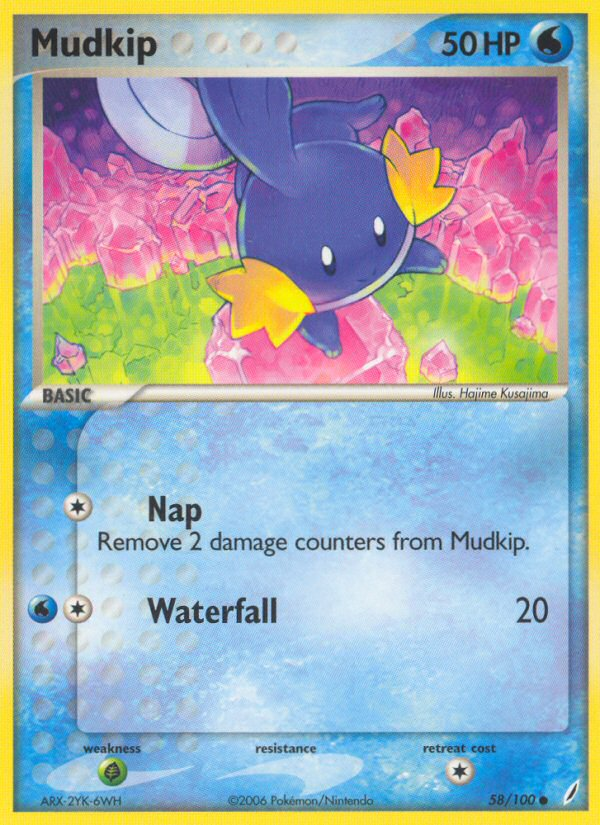 Mudkip (58/100) [EX: Crystal Guardians] | Arkham Games and Comics