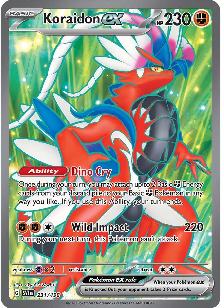 Koraidon ex (231/198) [Scarlet & Violet: Base Set] | Arkham Games and Comics