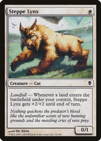 Steppe Lynx [Zendikar] | Arkham Games and Comics