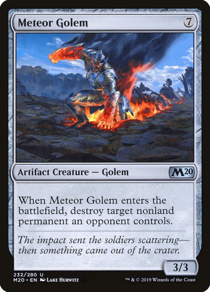 Meteor Golem [Core Set 2020] | Arkham Games and Comics