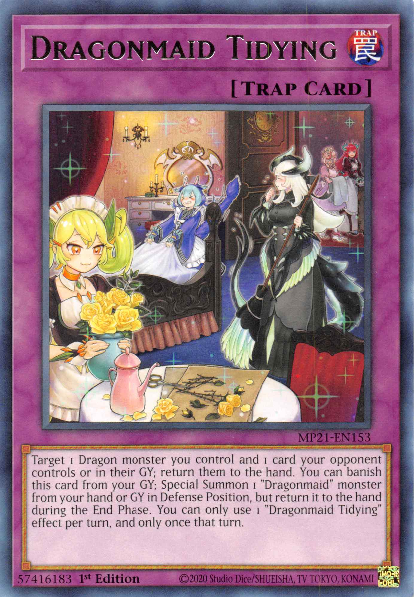 Dragonmaid Tidying [MP21-EN153] Rare | Arkham Games and Comics