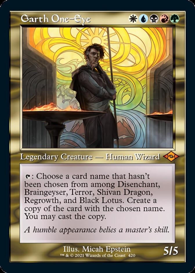 Garth One-Eye (Retro Foil Etched) [Modern Horizons 2] | Arkham Games and Comics